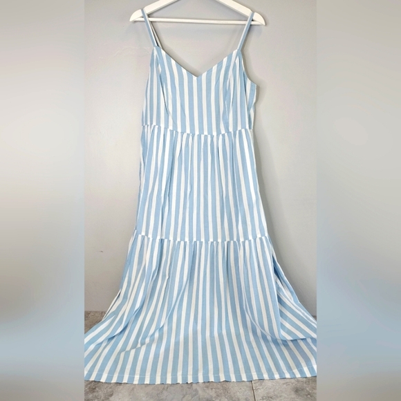 Old Navy Dresses & Skirts - Old Navy Blue and White Maxi Dress